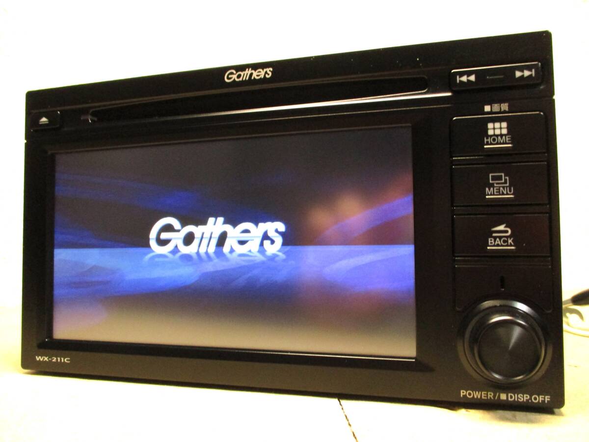 ホンダ 純正 Gathers ギャザズ WX-211C ディスプレイオーディオ Bluetoothオーディオ 地デジワンセグTV N-BOX N-WGN N-ONE 等に_画像1