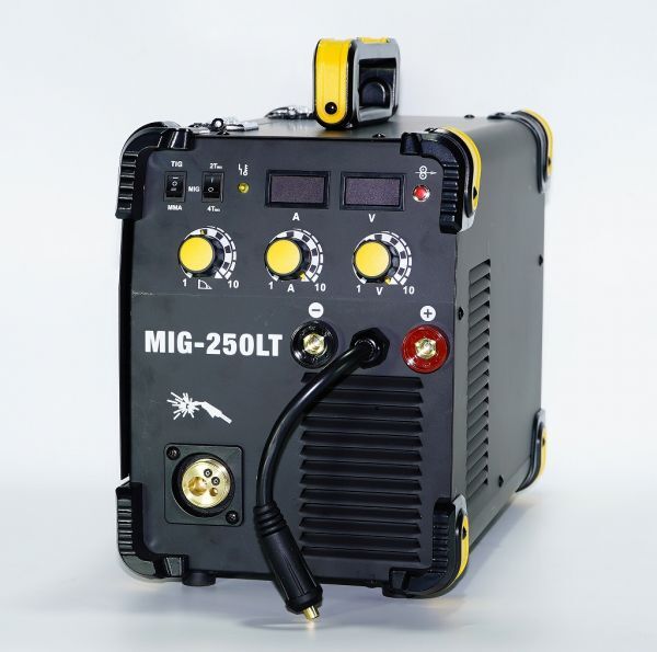 ハイスペック！複合マルチ インバーター式半自動溶接機 MIG-250LT！MIG MAG TIG MMA 単相100V/200V共用 鉄 ステン アルミ MIG250LT MIG250_画像2