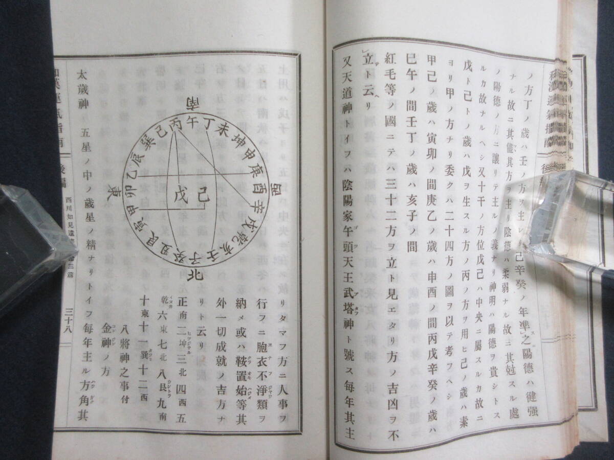 8）占い・易学　『西川如見遺書第13編　和漢 運気指南後編　全1巻』　昭和33年　検和本呪いまじない_画像9