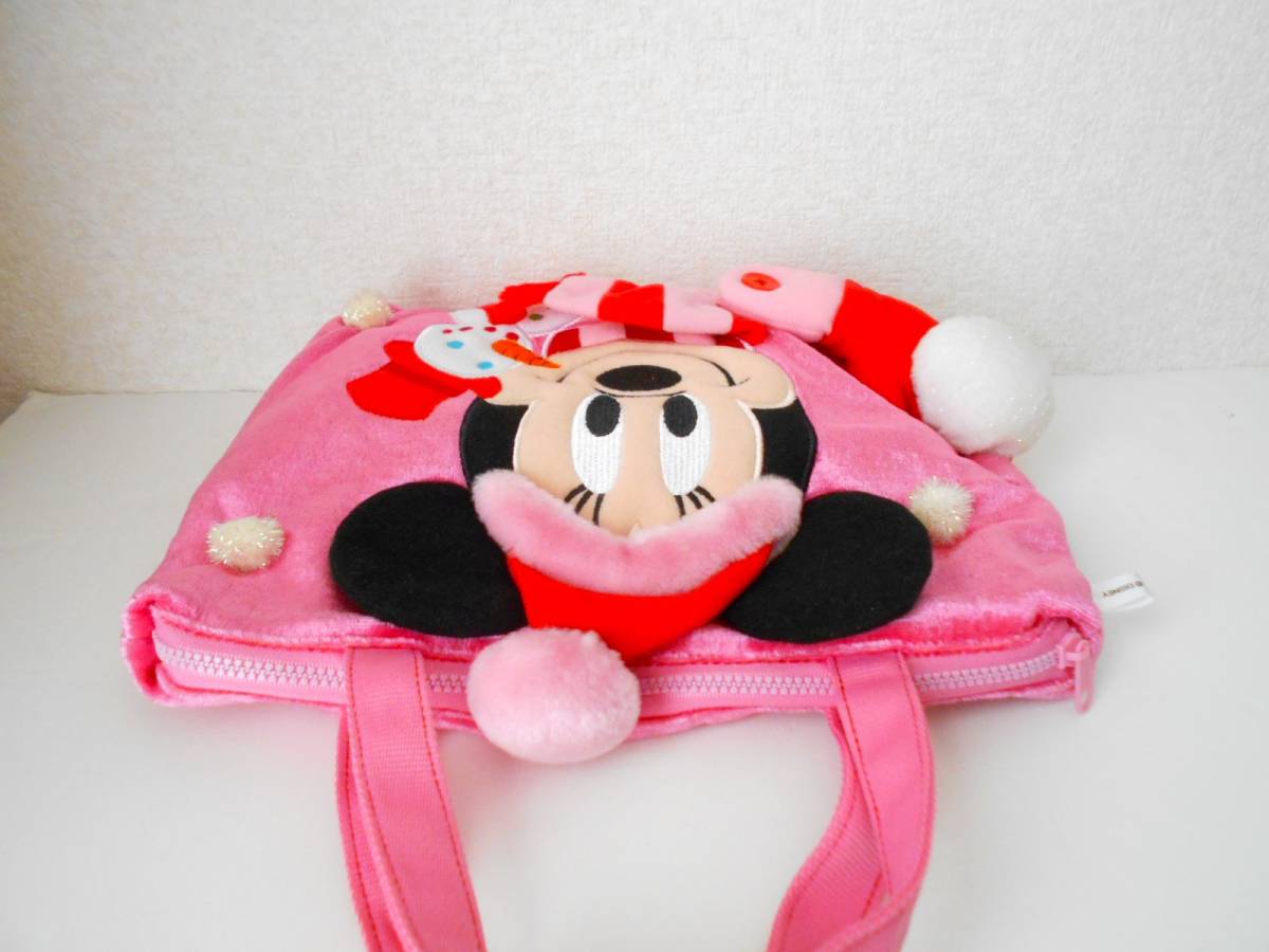 ★美品★ディズニー　 ミニーちゃん・トートバッグ☆手提げ　　クリスマス☆パーティー・プレゼントに・・　☆ミニーマウス_画像3