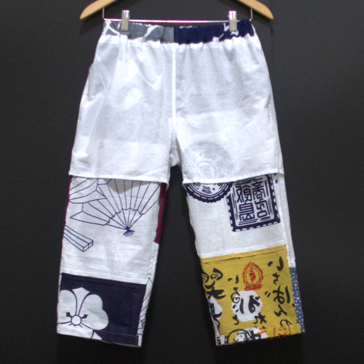  sendai .... men's underpants like Bermuda shorts for women free size man and woman use M size handmade . island shop Hachiman ... hand .. short pants H078