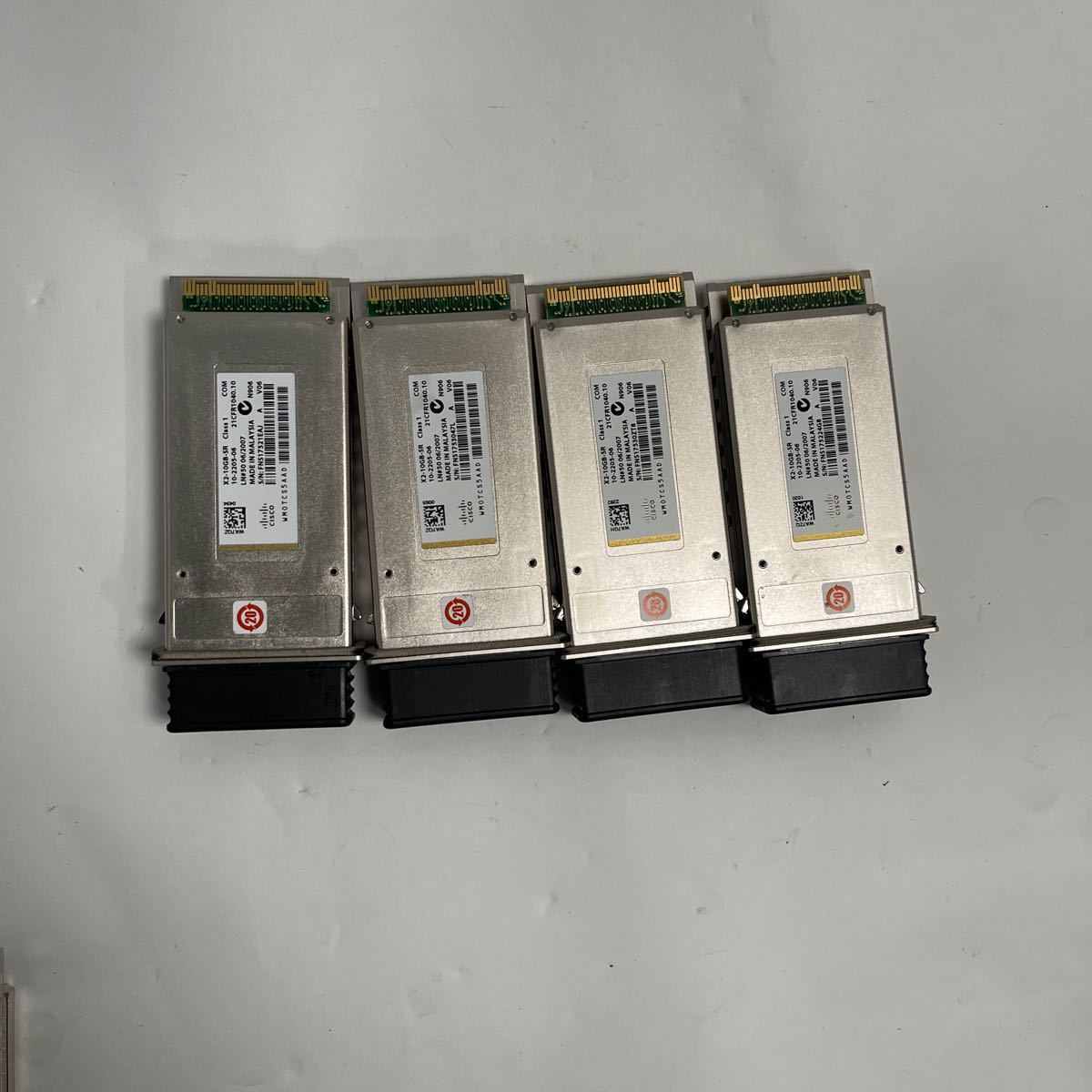 「T52_12P」4個セットCisco 10GBASE SRモジュール X2-10GB-SRの画像2