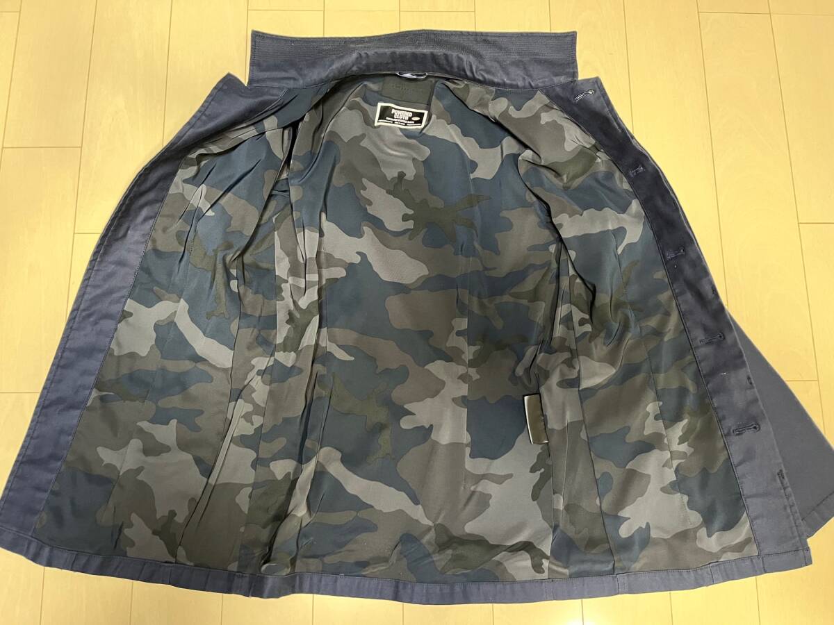 送料無料 美品 junhashimoto NEXT-G ARMY ミリタリー ジャケット シャツ サイズ2 Sサイズ ネイビー 定価41800円 1041520024