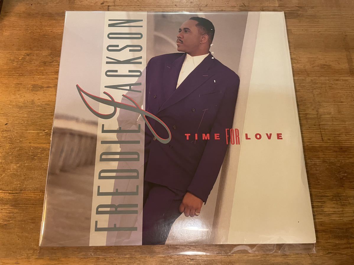 FREDDIE JACKSON TIME FOR LOVE LP UK ORIGINAL PRESS!! 90'S R&B 希少アナログ盤_画像1