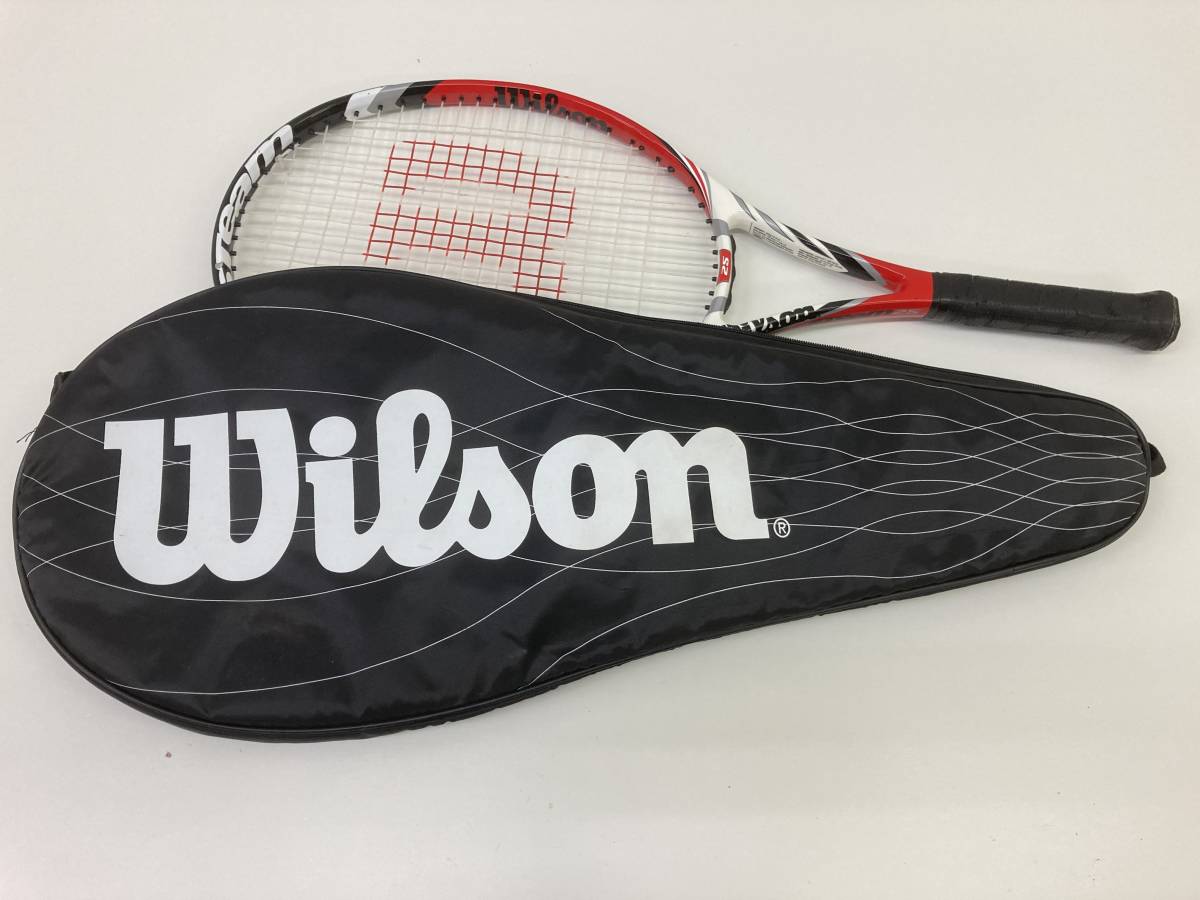 ★◆【USED】Willson テニスラケット 硬式 steam25 ラケットバッグ付き ウィルソン 120サイズ_画像10