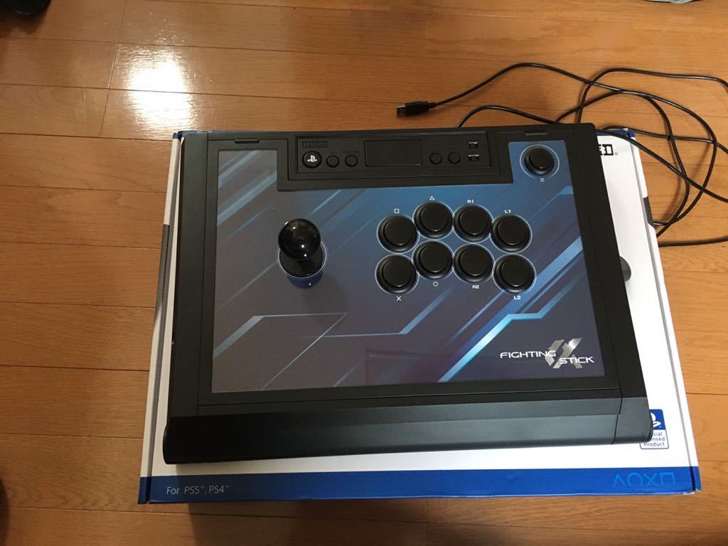 HORI FIGHTING STICK α ファイティングスティックα 使用時間極小美品　　　PS5, PS4, PC アケコン_画像2