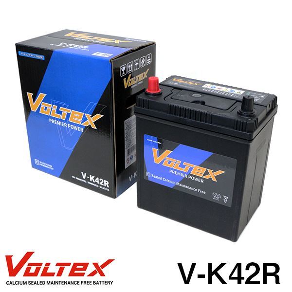 【大型商品】 V-K42R スペーシア DAA-MK42S アイドリングストップ用 バッテリー VOLTEX スズキ 交換 補修_画像1