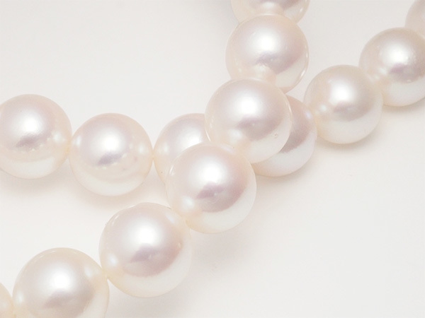 ◆ミウラ◆ミキモト MIKIMOTO パール/7.5mm～8mm ネックレス シルバー金具_画像2