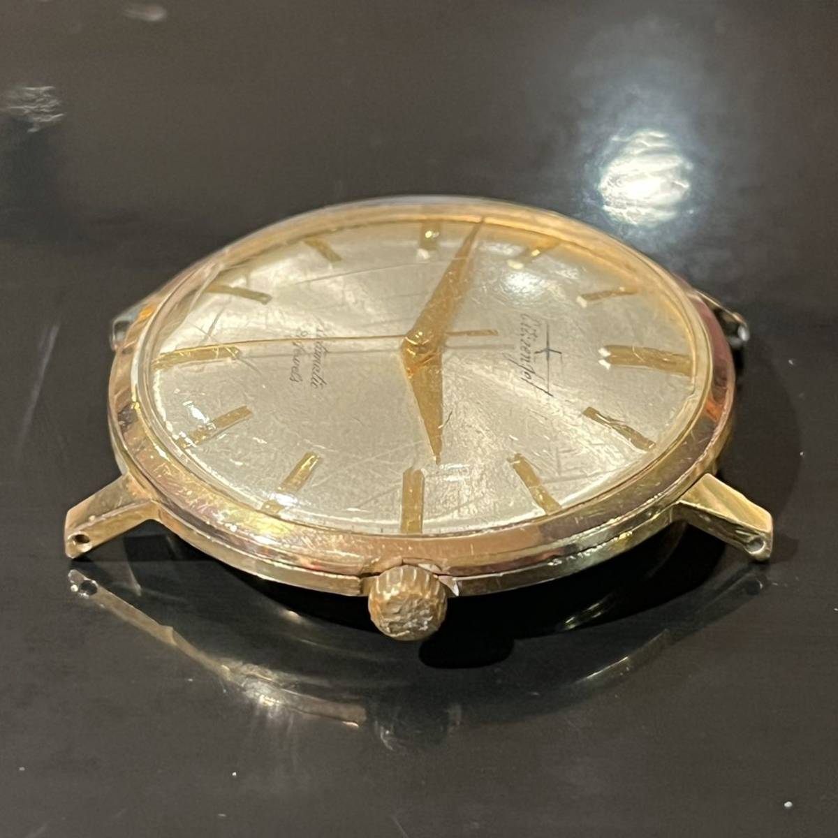 【稼働品】CITIZEN シチズン JET ジェット JT15701A C.G.P 21 JEWELS 石 時計 腕時計 自動巻 ベルトなし メンズ　_画像3