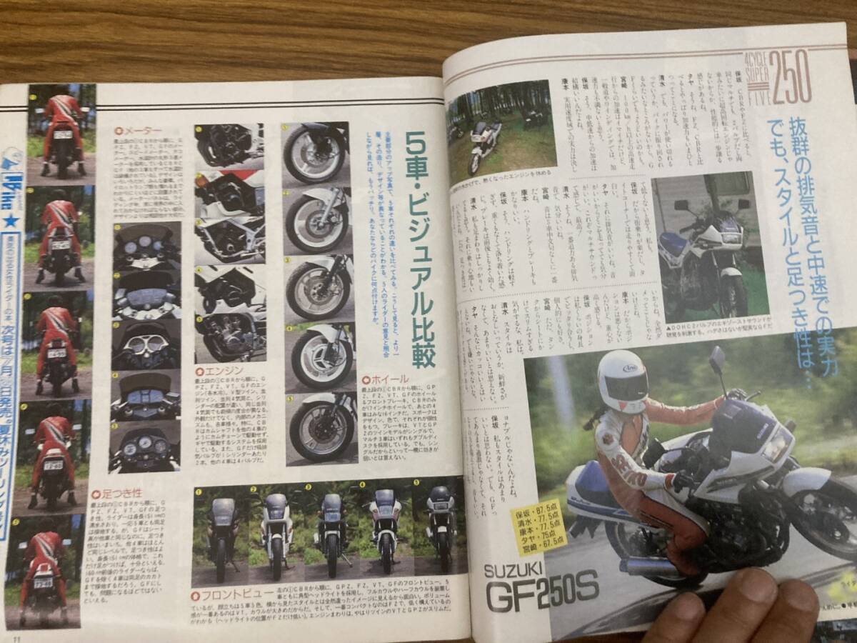 月刊　レディスバイク 1986年８月号　月刊化第２号 鈴鹿耐久 平忠彦　八代俊二/SB6_画像6