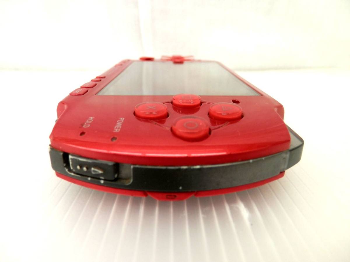 ●SONY ソニー PSP-3000 Radiant Red レディアントレッド 本体_画像6