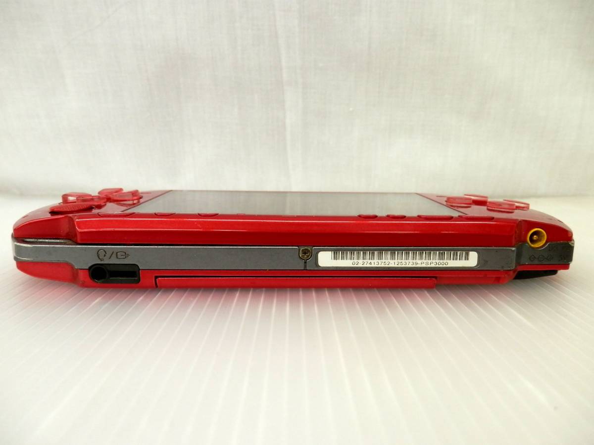 ●SONY ソニー PSP-3000 Radiant Red レディアントレッド 本体_画像3