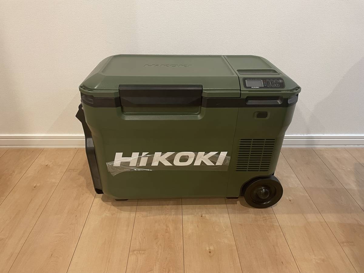 『ハイコーキ　HI-KOKI　コードレス冷温庫 UL18DB 全庫内容積 25L 充電器付き フォレストグリーン バッテリー無し』_画像1