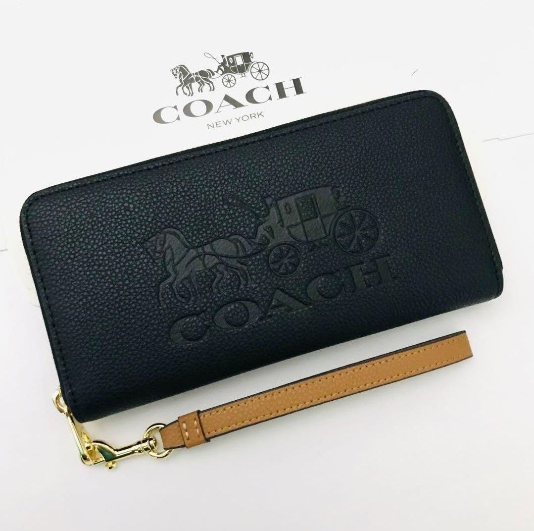COACH コーチ長財布のブラック色新品財布 - 小物 COACH コーチ長財布のブラック色新品財布 - 小物