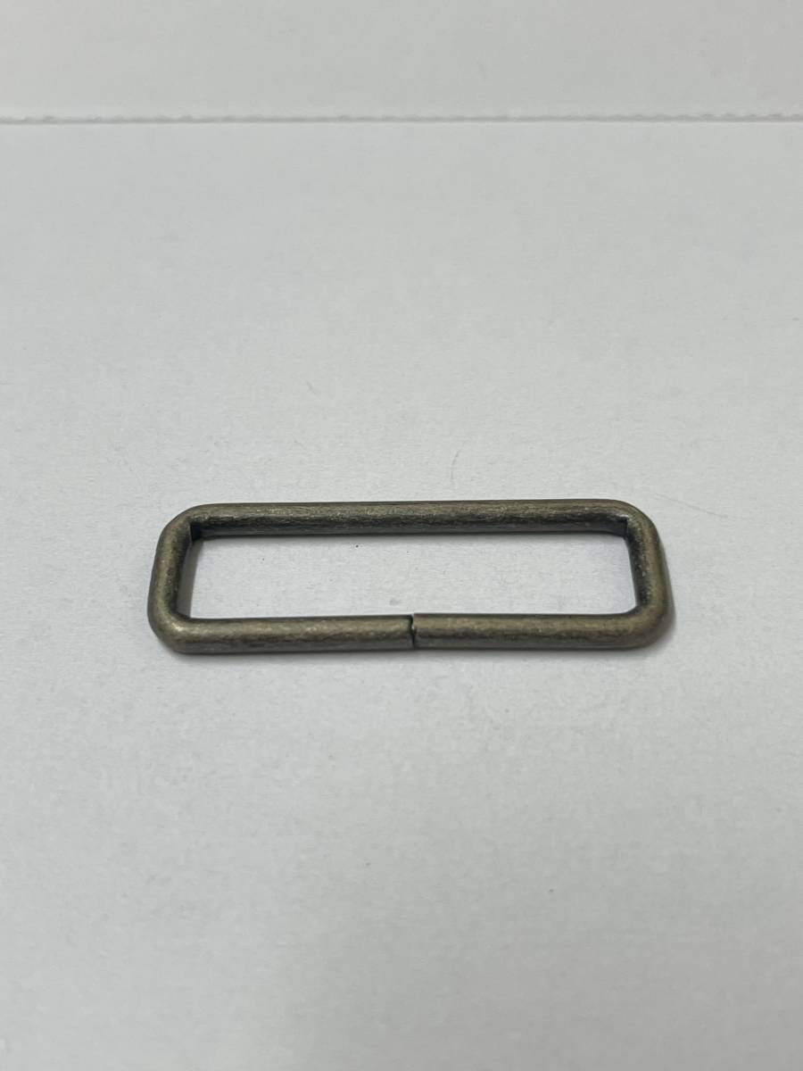 角カン　幅40mm×10mm×3mm　アンティークゴールド　10個_画像1