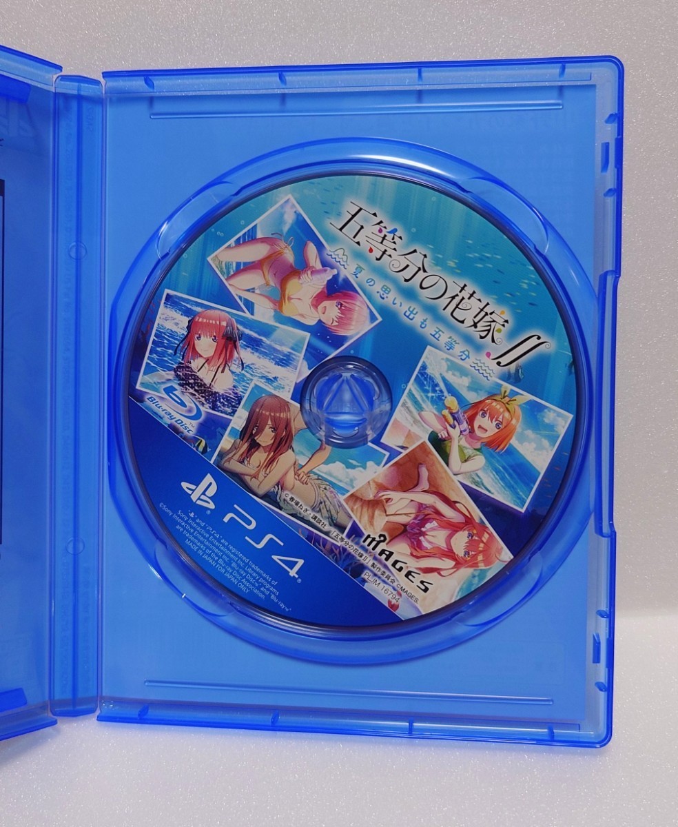五等分の花嫁∬ 夏の思い出も五等分 限定版 PlayStation4 PS4 ソフト_画像4