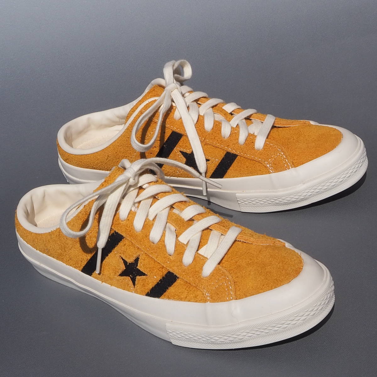 デッド!! 新品!! US 7 1/2/ 26cm converse star&bars JACKSTAR CLOGS ジャックスター クロッグ サンダル マスタード からし ワンスター_画像1