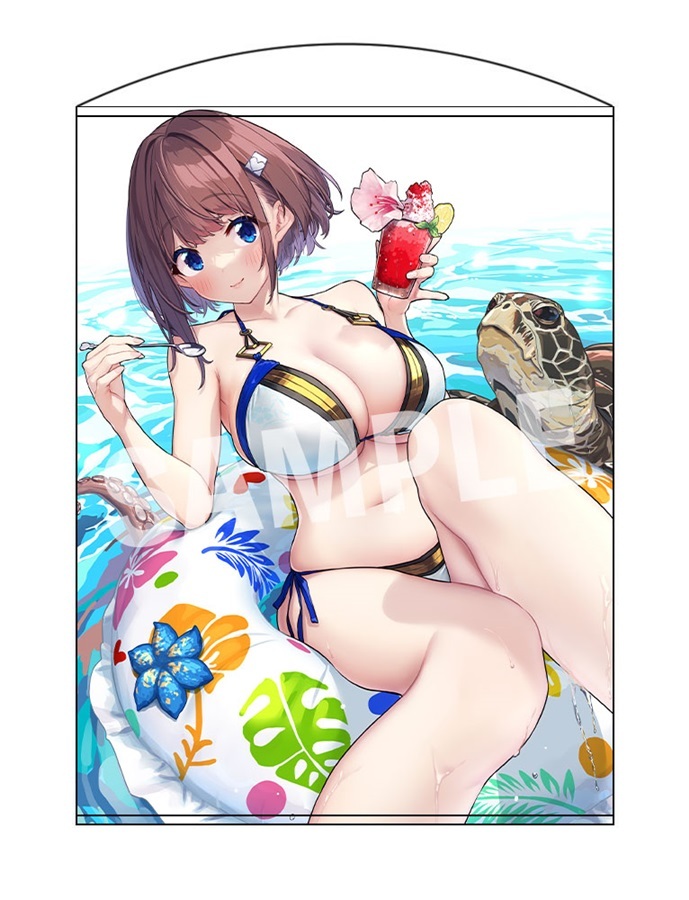 ぼに～/B2Wスエードタペストリー/-夏色- 麗 by Melonbooks Girls Collection 2021 summer/一夜ちゃん/仔馬牧場_画像1