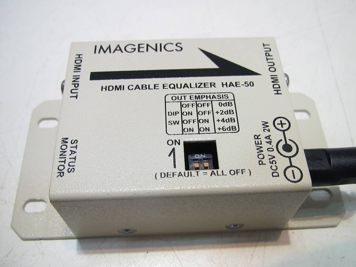 ◆IMAGENICS HDMI CABLE EQUALIZER HAE-50 HDMIケーブルイコライザー◆_画像2