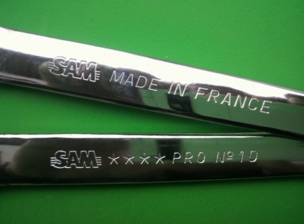 SAM(フランス製) 薄型ダブルオープンレンチ 6x7_画像2