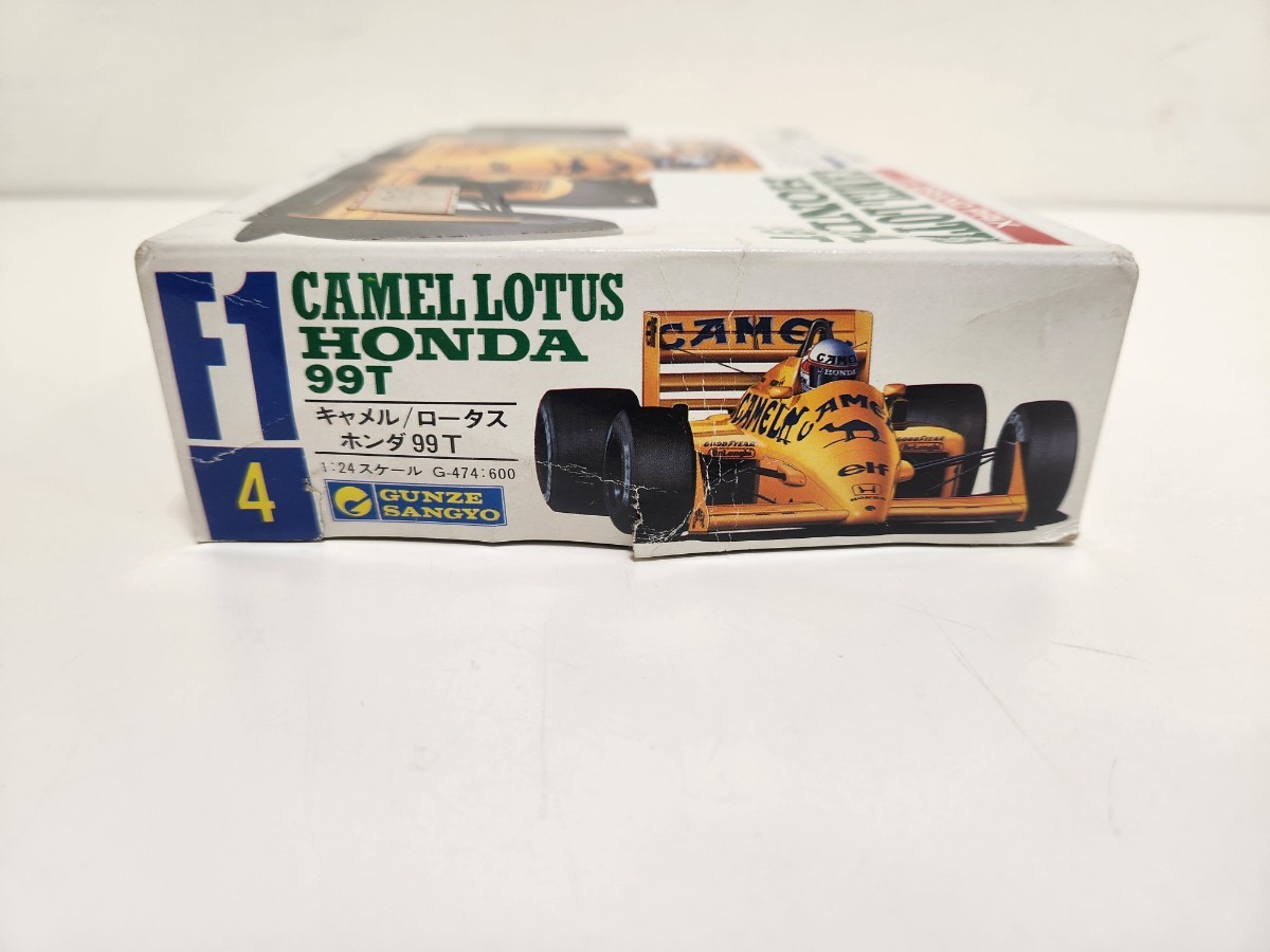 グンゼ1/24　未組立　同梱可　キャメル ロータス ホンダ 99T　(キットNO.4)　モーターライズ_画像4