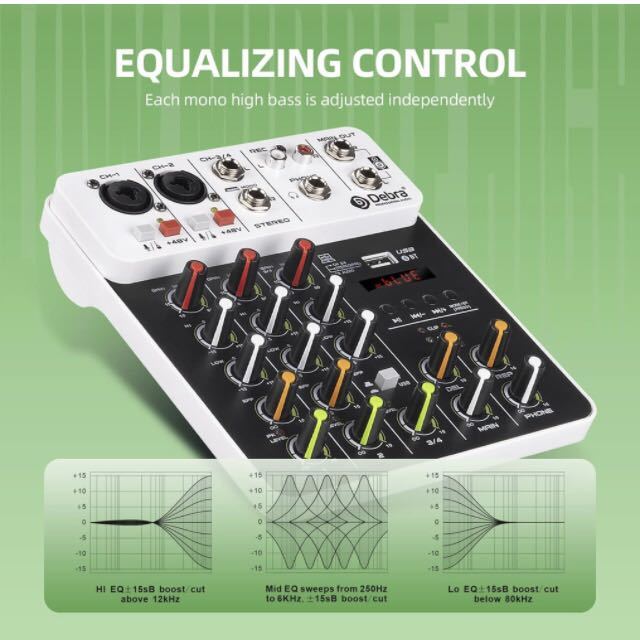 [ breaking the seal only ] audio mixer D Debra *V4 mixer console MP3 USB Bluetooth fan tam power supply sound mixing board including carriage 