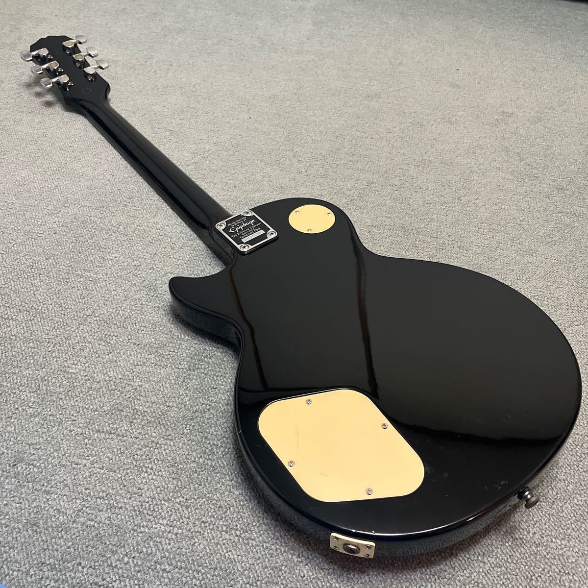 epiphone by Gibson Les Paul BLK エピフォン　ギブソン　レスポール ジャンク扱い　lespaul ブラック　　黒　エレキギター _画像5