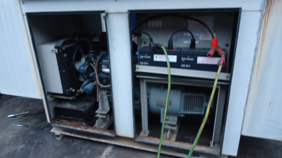 Yahoo!オークション - 油谷 №4227 発電機 西芝電機 28KVA 非常用 Yahoo!オークション - 油谷 №4227 発電機 西芝電機 28KVA 非常用