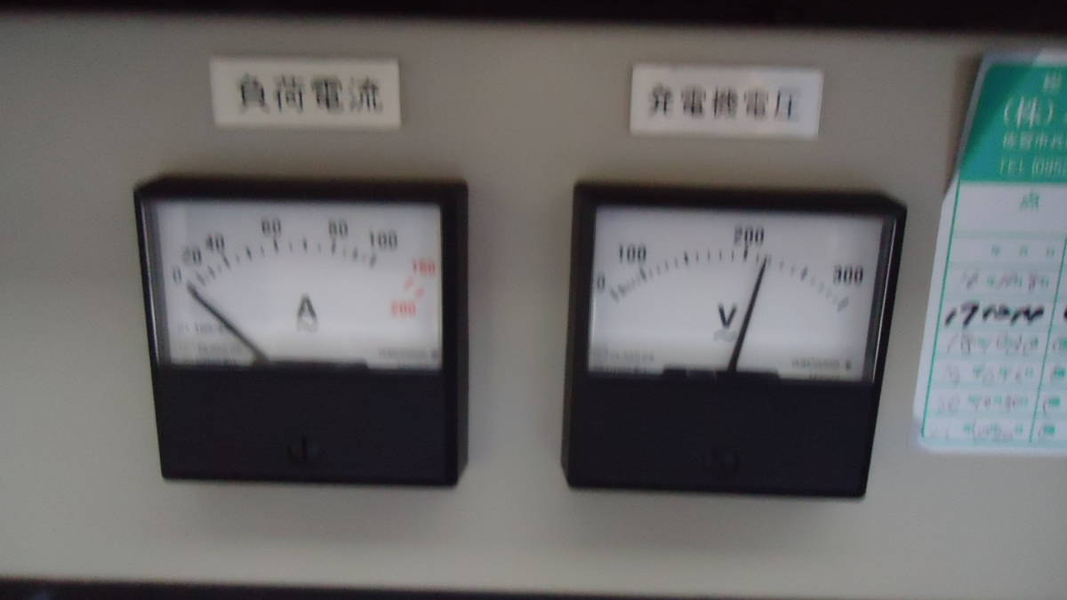 油谷 №4227 発電機 西芝電機 28KVA 非常用発電機 ディーゼルエンジン 40時間 60HZ 連続使用OK 中古 4TNE84T-GU 三相200V 大型の画像5