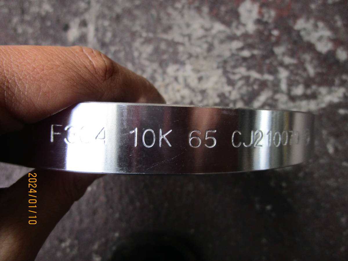  oil .N5308 stainless steel flange SUS304 10K 65 CJ2 10079 welding electric outlet flange piping coupling joint made can 280 sheets 65A bolt taking . flange new goods 