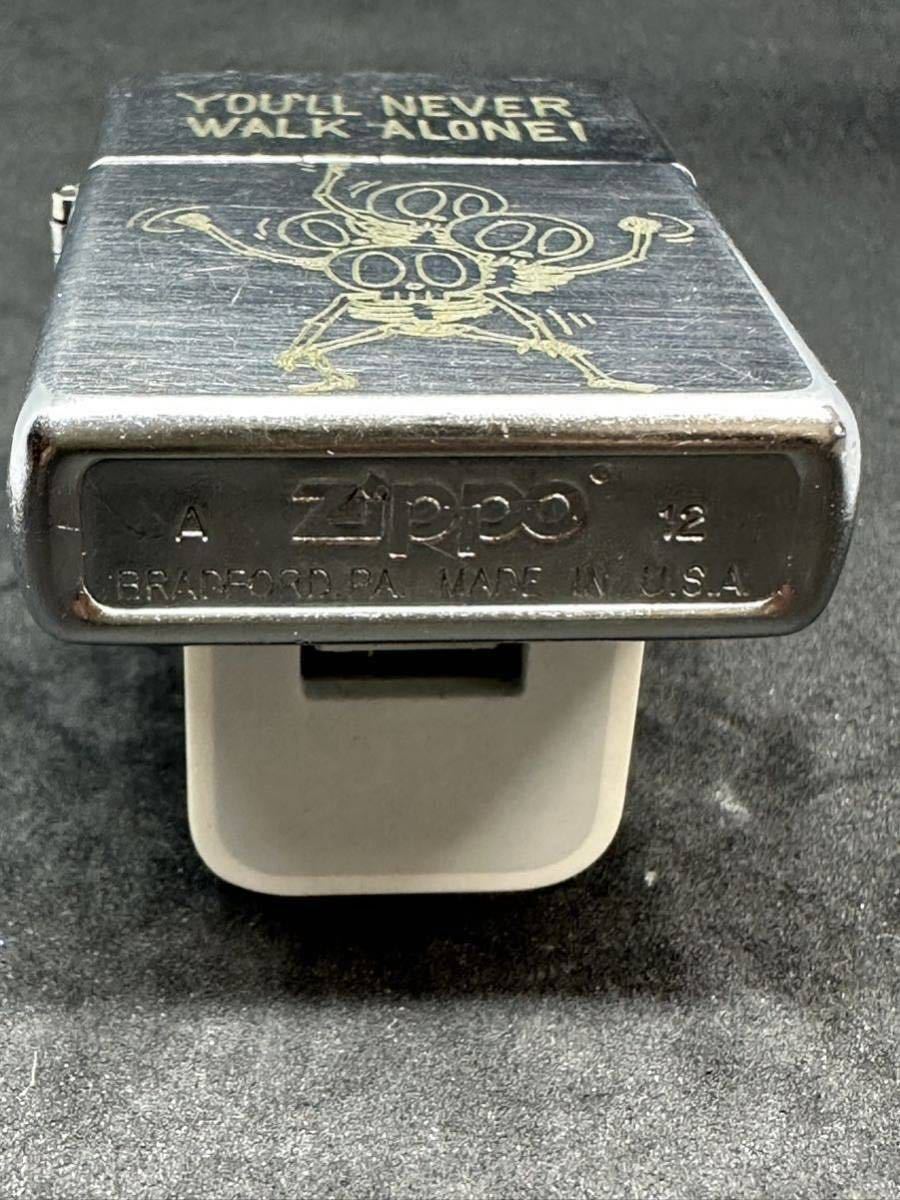 ZIPPO ジッポ FUNNY SKULL A 12 美品_画像3