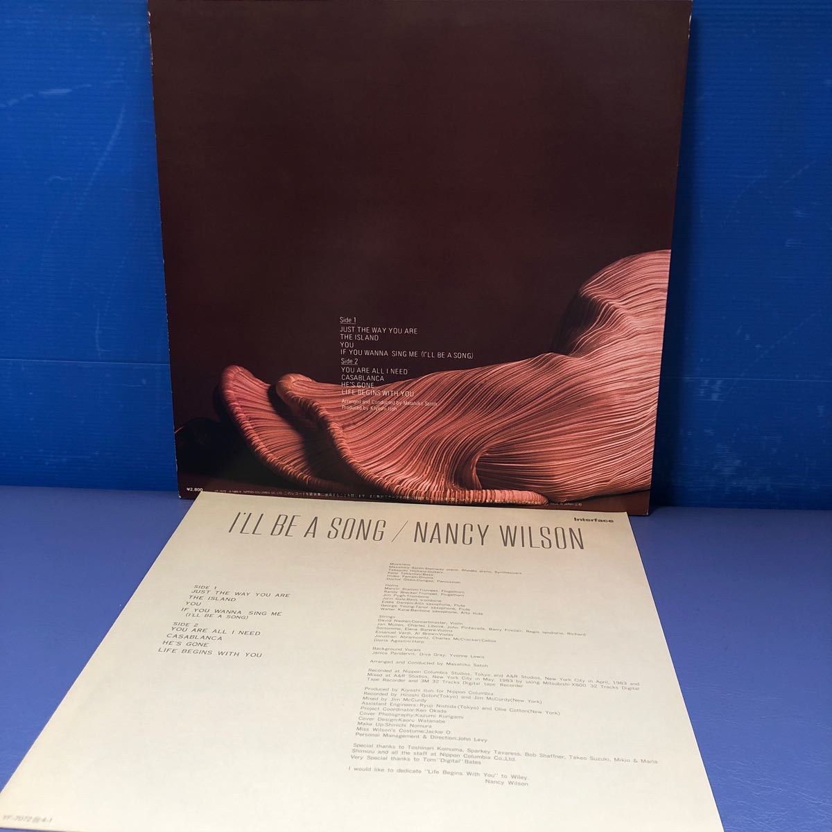 ナンシー・ウィルソン Nancy Wilson I’ll Be A Song LP レコード 5点以上落札で送料無料c_画像2