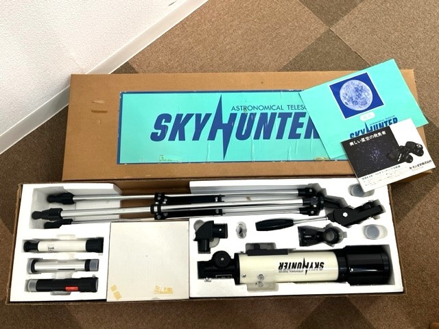 SKY HUNTER スカイハンター テレスコープ 6A 天体望遠鏡 Ｄ60㎜ Ｆ420㎜ 箱入りセット_画像8