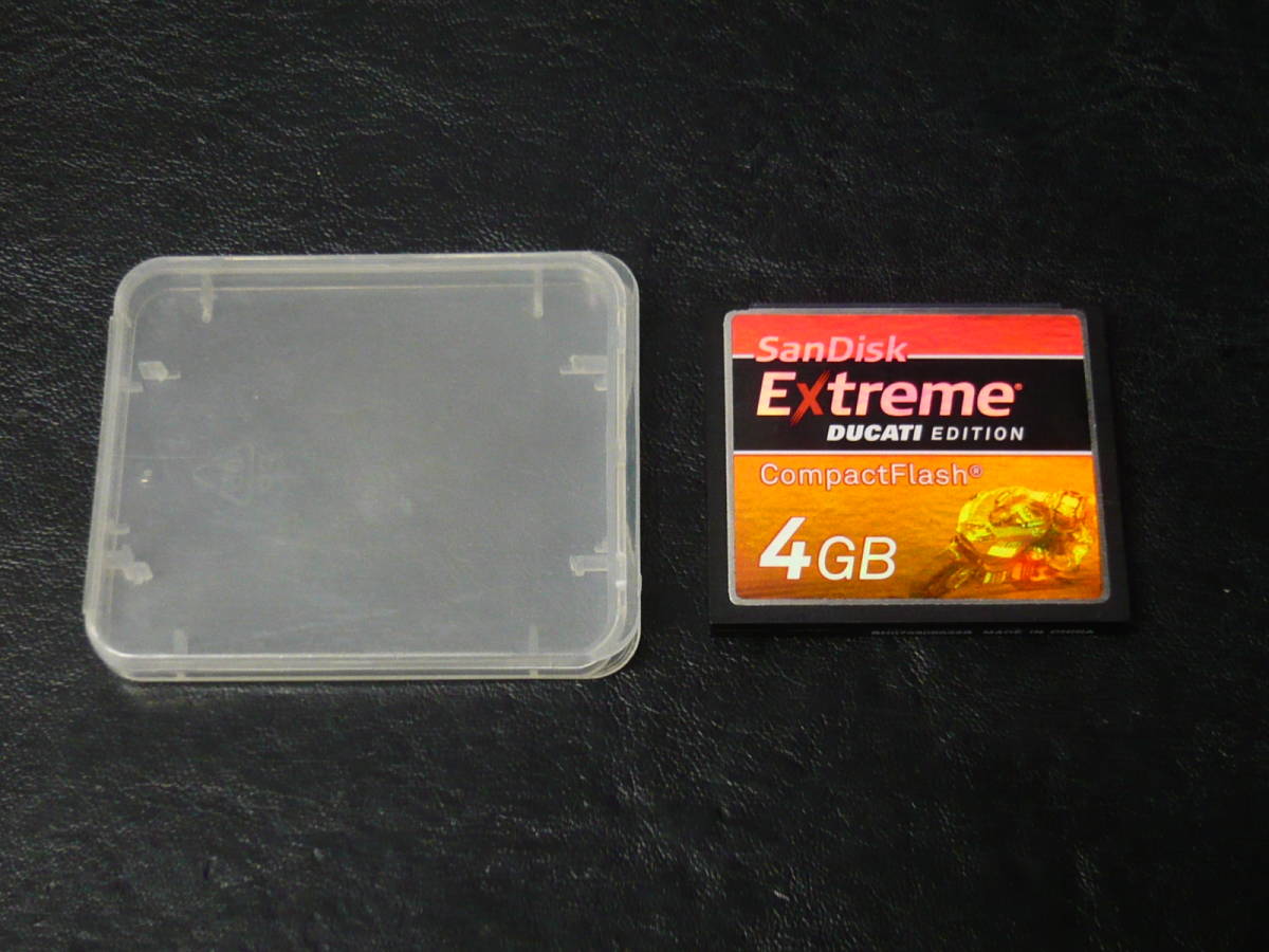 動作保証！SanDisk Extreme CFカード 4GB DUCATI EDITION_画像4