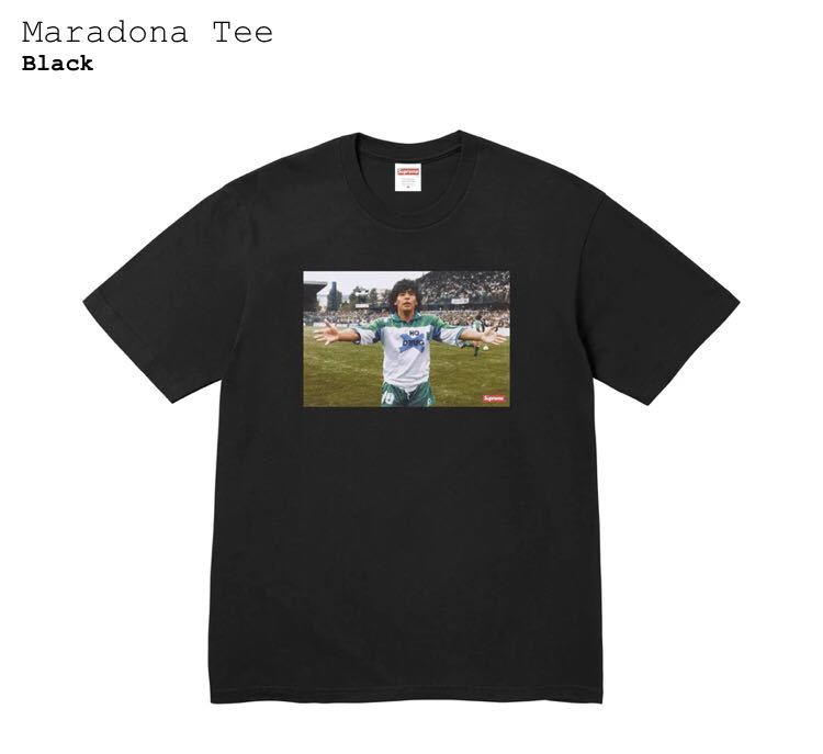 公式サイト Supreme 24ss サイズXXL 新品 Maradona Black Tee XLサイズ