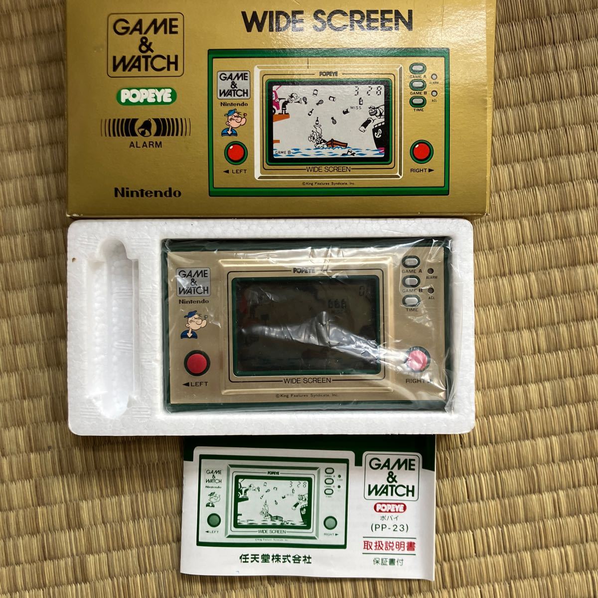 ゲームウォッチ 任天堂 GAME WATCH ゲーム ウォッチ ポパイ ニンテンドー Nintendo POPEYE PP-23_画像1