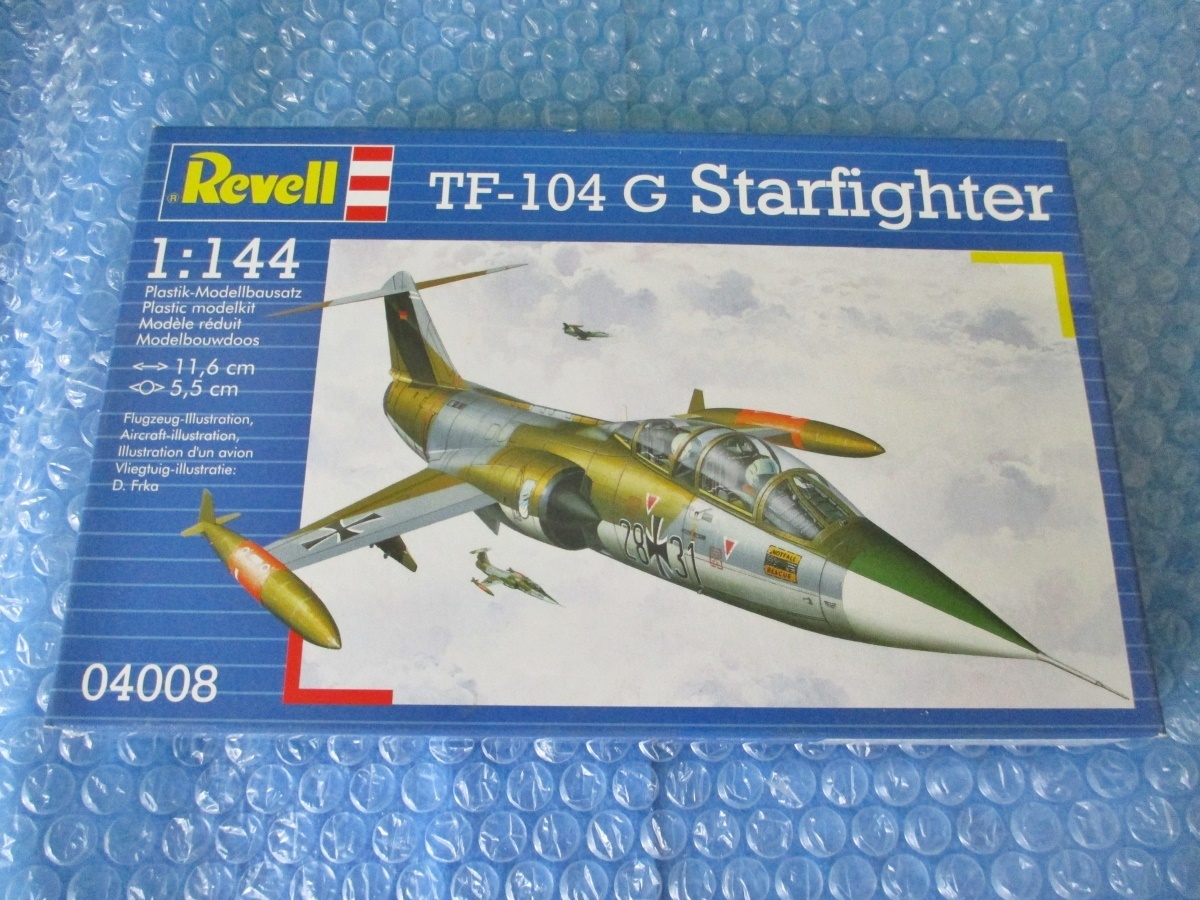 プラモデル レベル Revell 1/144 TF-104 G スターファイター Starfighter 未組み立て 昔のプラモ 海外のプラモ_画像1