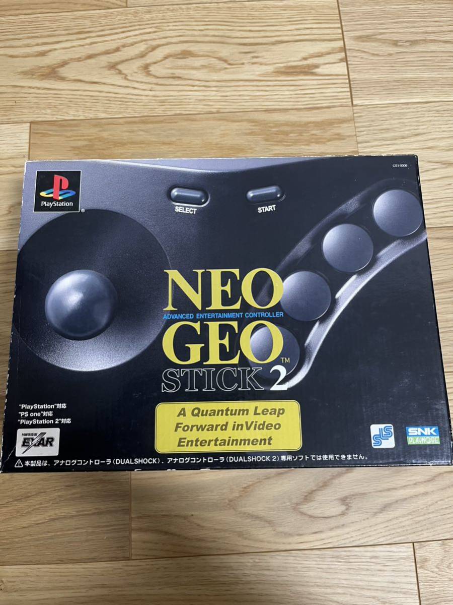 未使用　NEOGEO STICK2 ネオジオスティック2 PS2用コントローラー_画像1