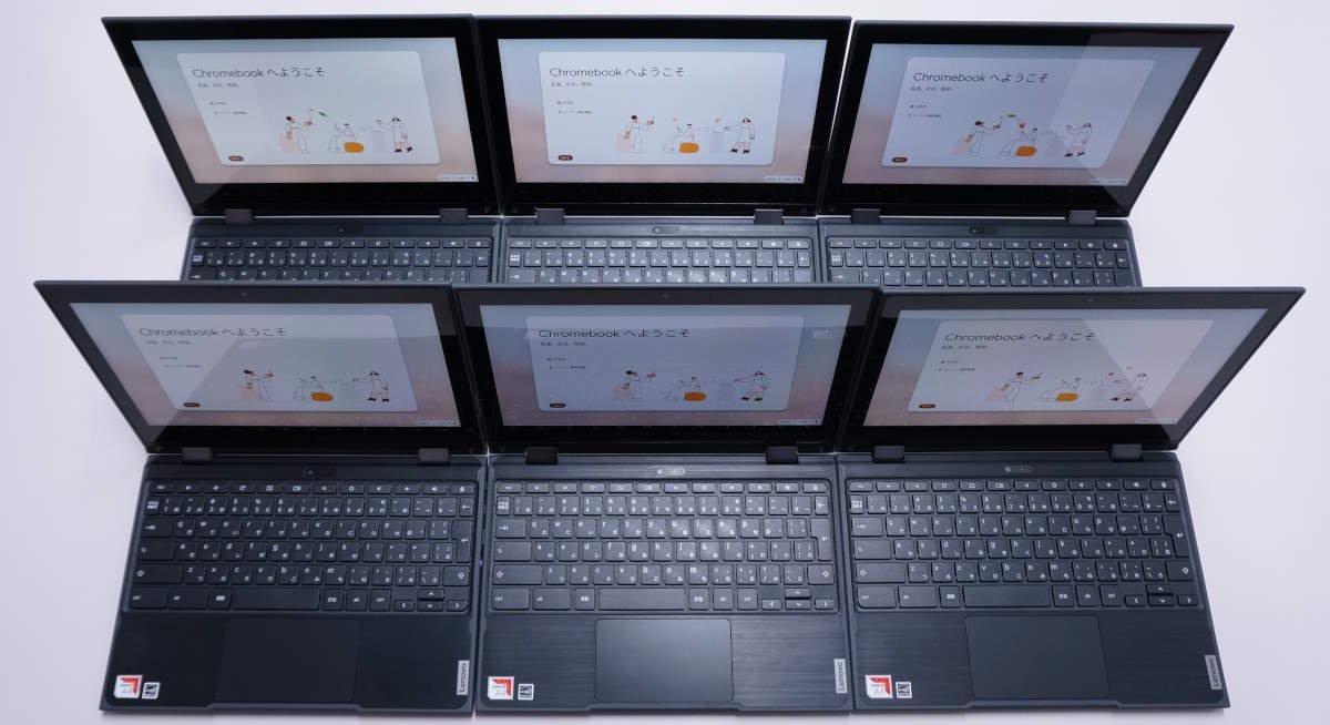 Lenovo 300e Chromebook 2ndGen AST AMD A4-9120c 起動確認のみ