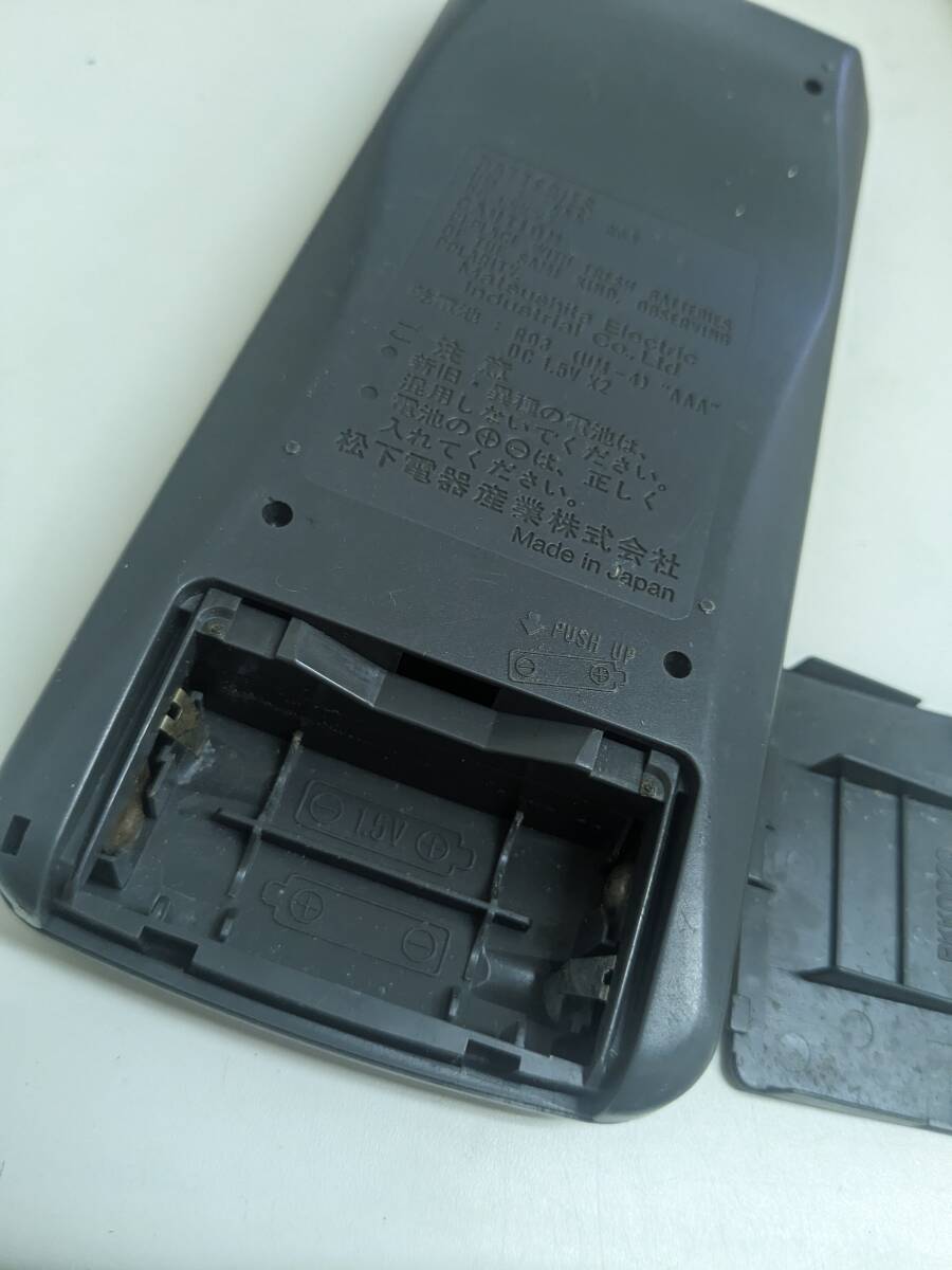 【FB-19-163】 Panasonic パナソニック RAK-RX316W オーディオ リモコン　通電しません・ジャンク_画像3