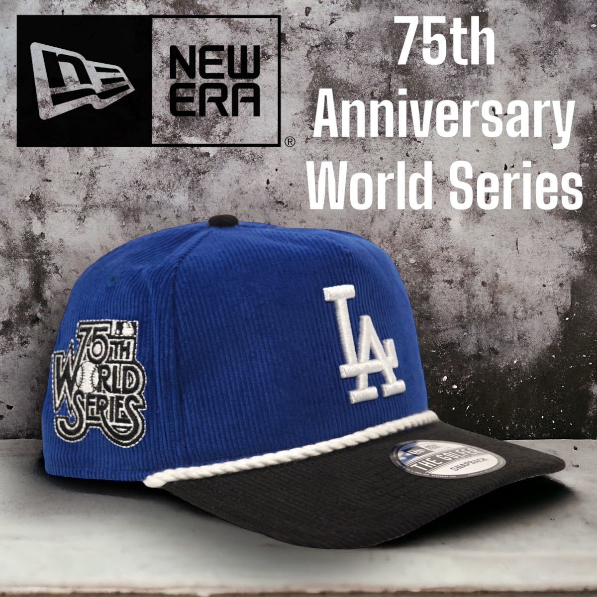 ◆日本未発売◆New Era THE Golfer Los Angeles Dodgers 75th Anniversary World Series Cap ロサンゼルスドジャース 大谷翔平 キャップ