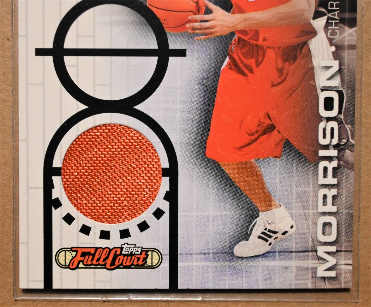 ADAM MORRISON (アダム・モリソン) 2006 FULL COURT PRESS 199枚限定 ルーキー ジャージ トレーディングカード 【ボブキャッツ,ホーネッツ_画像3