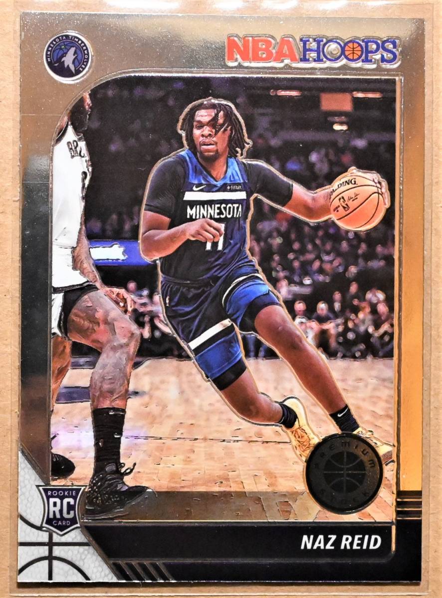 NAZ REID (ナズ・リード) 2019-20 NBA HOOPS PREMIUM STOCK ルーキー トレーディングカード 【ミネソタティンバーウルブズ,WOLVES】_画像1