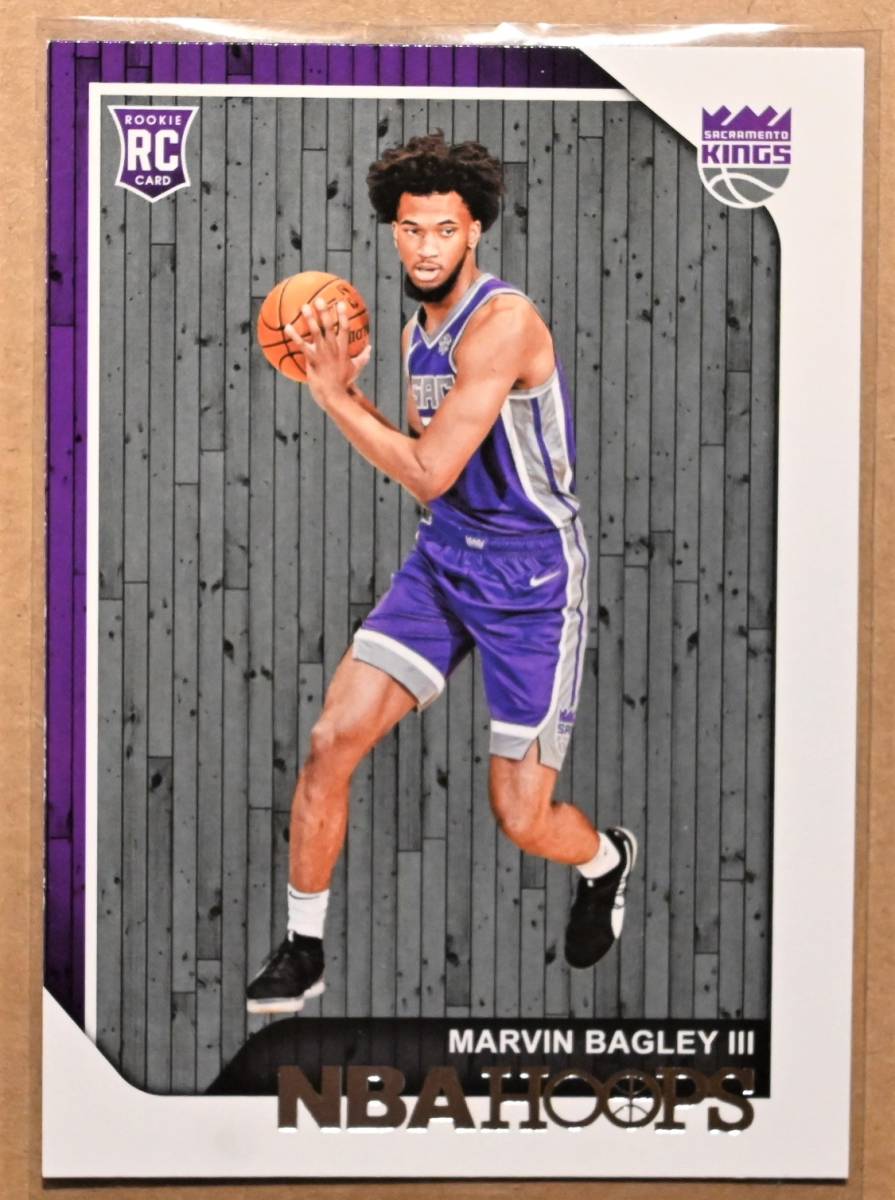 MARVIN BAGLEY (マービン・バグリー3世) 2018-19 ROOKIE ルーキー トレーディングカード 【NBA,キングス,KINGS】_画像1