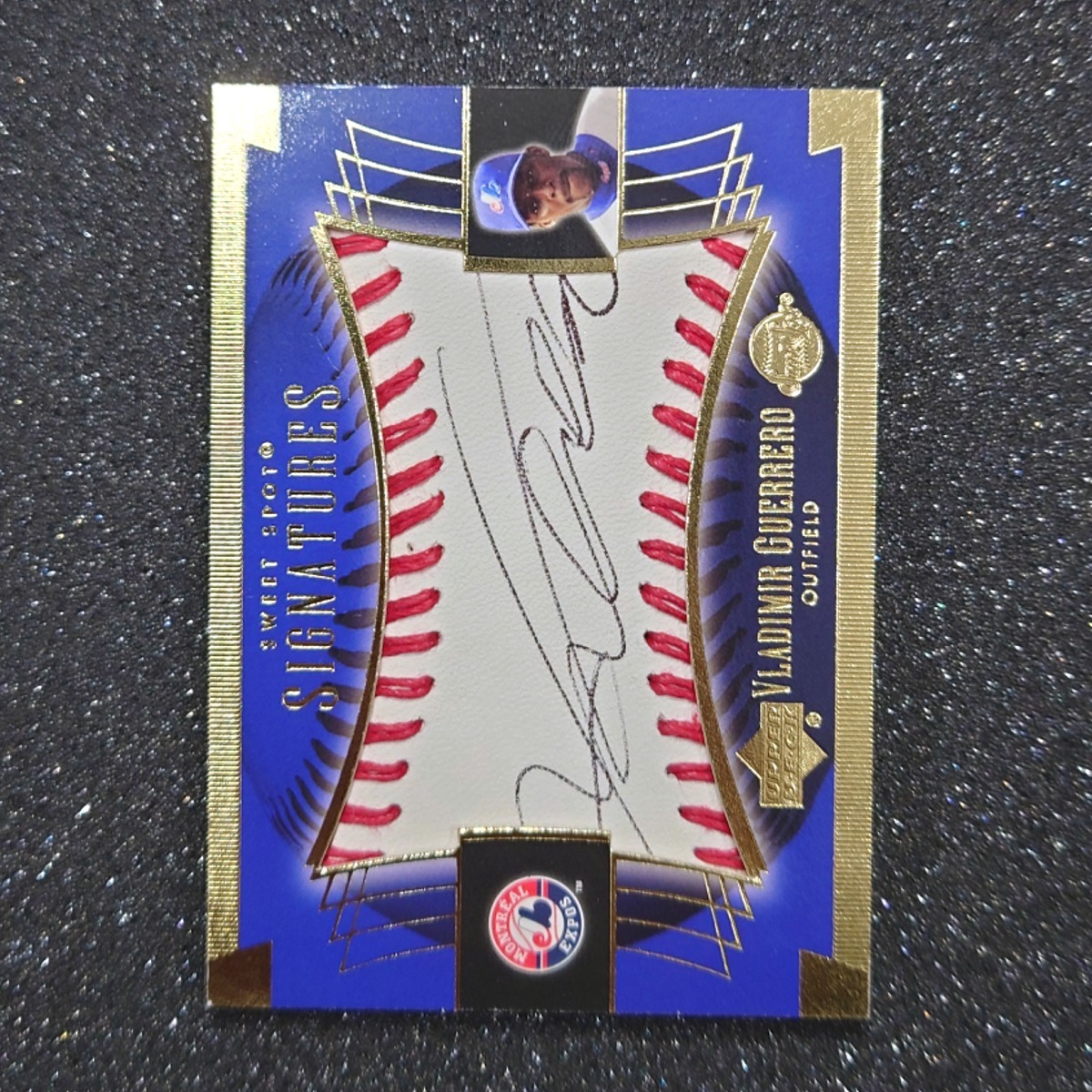 ◆【Auto】Vladimir Guerrero MLB UD Sweet Spot Signatures card# VG-AU Expos　◇検索：ブラディミール・ゲレーロ 直筆サイン