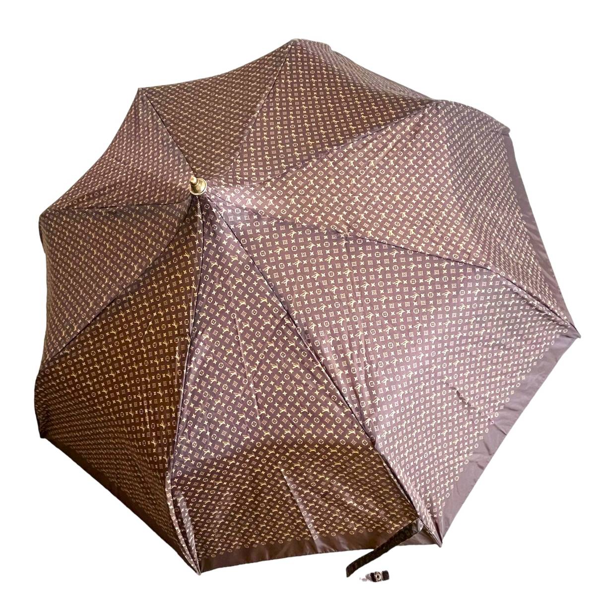 ルイ・ヴィトン Louis Vuitton レインシビラデザイン　100周年記念折りたたみ傘　傘のみ　希少/2863_画像1