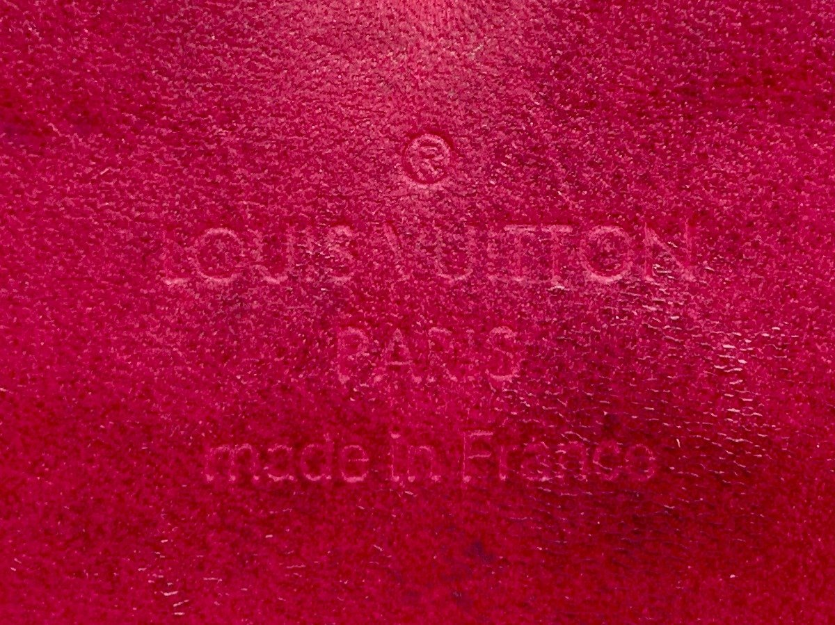 LOUIS VUITTON ルイヴィトン ヴェルニ ポルトフォイユ サラ 二つ折り 長財布　イニシャル入り　[03-3358_画像8