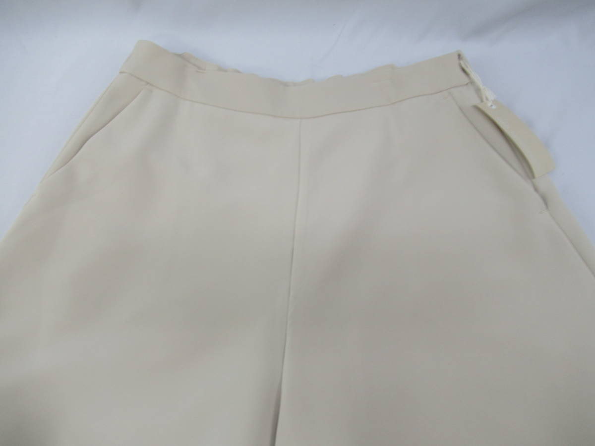 [ отправка 900 иен ] 7967 последний неношеный товар INED Ined flare pants широкий брюки s машина cho бежевый 9 стрейч обычная цена 1.4 десять тысяч 