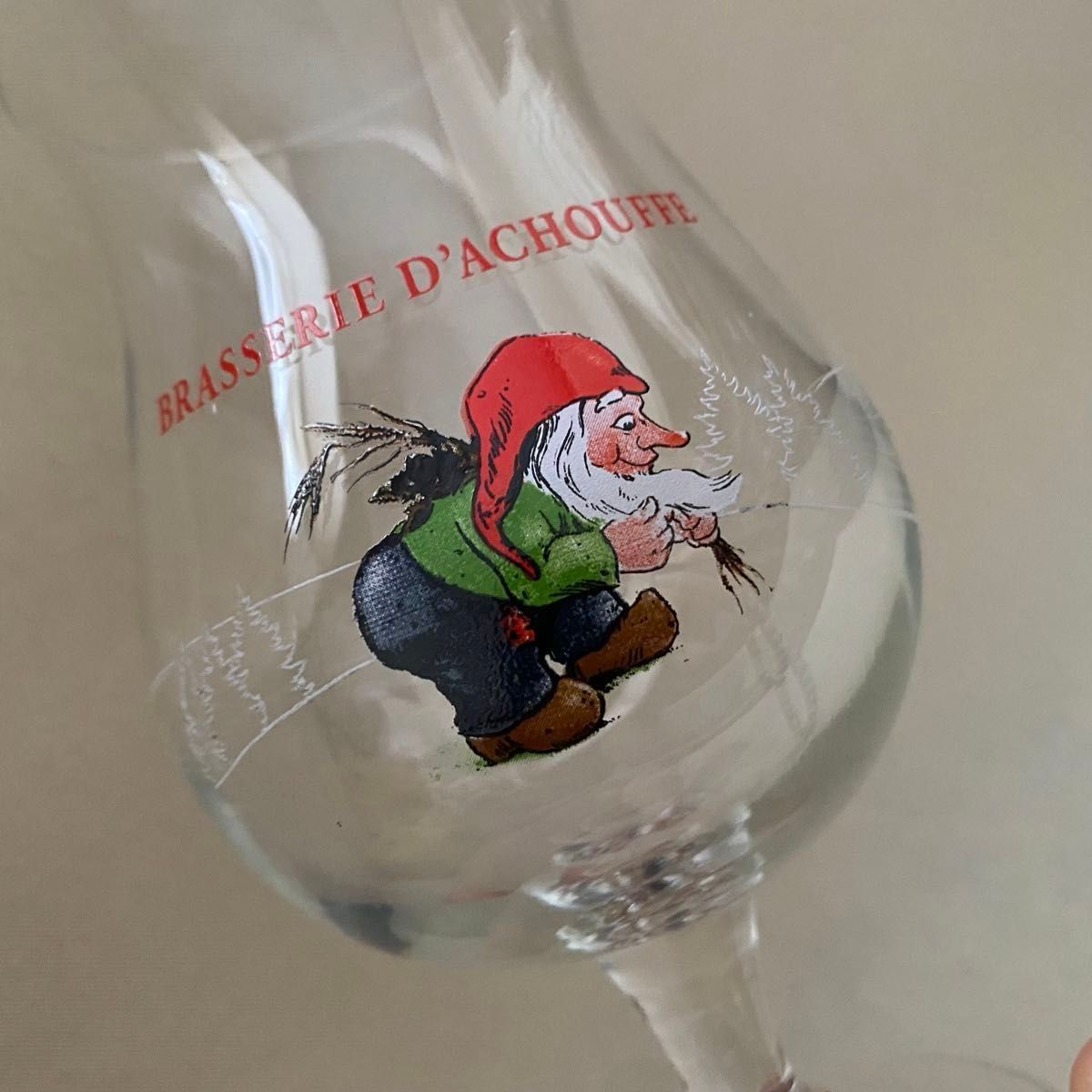 【Achouffe】シュフ グラス Achouffe glass ベルギービール 妖精