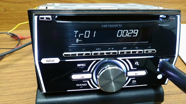 FH-580 2DIN　carrozzeria CDプレーヤー ラジオ　USB　取扱説明書付き　_画像2